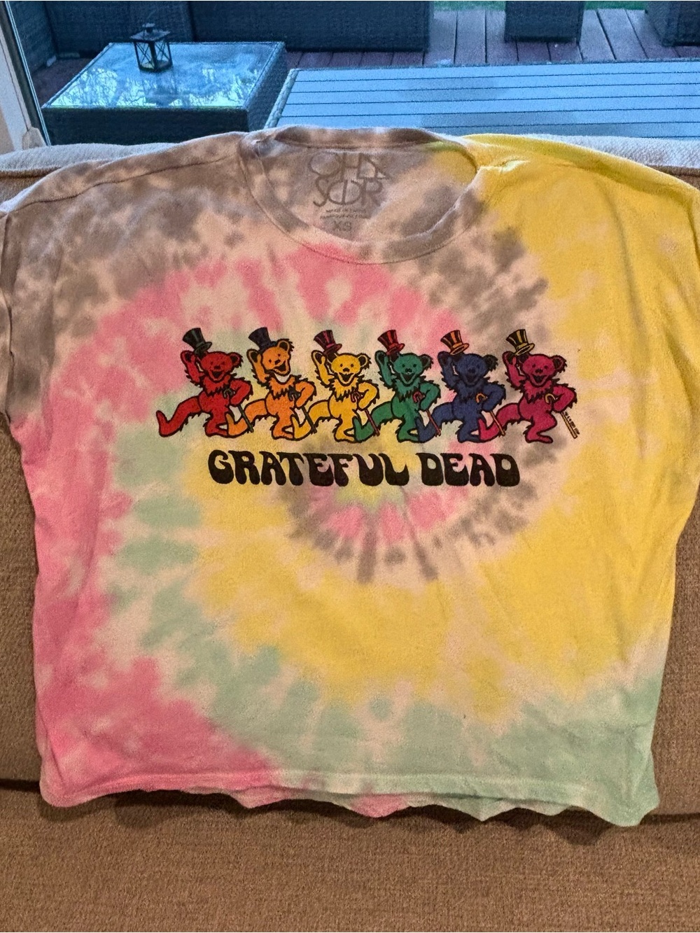 Grateful Dead Tie-Dye Dancing Bears T-Shirt